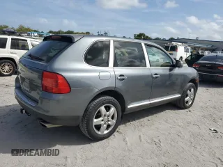 2004 Porsche Cayenne S with VIN WP1AB29P34LA70881, listed as a Copart auction lot 47684595 with 0 mi miles and Clean Title. Bid and sale history available at carsss.com. Image 3.