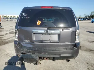 2015 Honda Pilot EX-L with VIN 5FNYF4H58FB001044, listed as a Copart auction lot 52402045 with 143,143 mi miles and Salvage Title. Bid and sale history available at carsss.com. Image 6.