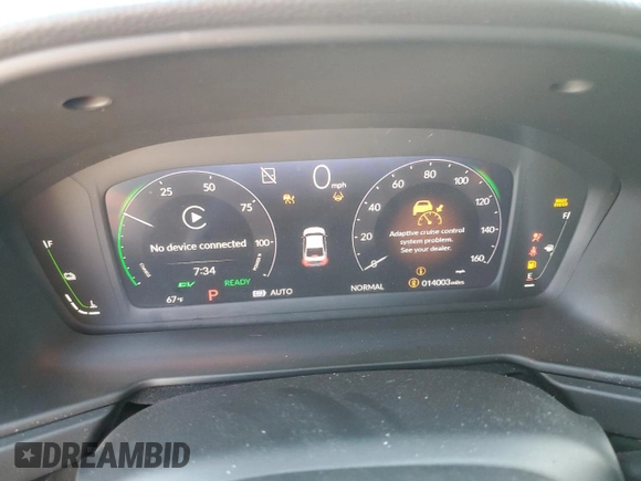 2025 Honda Accord Sport with VIN 1HGCY2F59SA001523, listed as a Copart auction lot 54888785 with 14,003 mi miles and Salvage title. Bid and sale history available at DreamBid. Image 9.