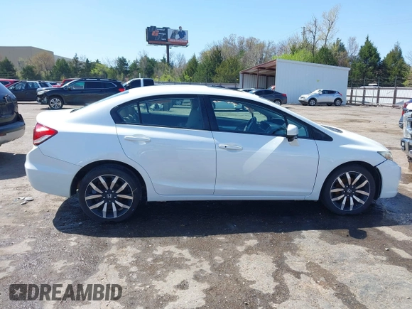 2015 Honda Civic EX-L with VIN 19XFB2F97FE041196, listed as a IAAI auction lot 41951880 with 95,797 mi miles and . Bid and sale history available at DreamBid. Image 13.