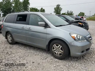 2007 Honda Odyssey EX with VIN 5FNRL38477B056584, listed as a Copart auction lot 60534205 with Not provided miles and Clean title. Bid and sale history available at DreamBid. Image 4.