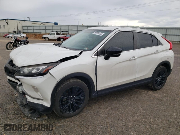 2020 Mitsubishi Eclipse Cross LE with VIN JA4AT4AA8LZ001126, listed as a Copart auction lot 51175744 with 76,296 mi miles and Salvage title. Bid and sale history available at DreamBid. Image 1.