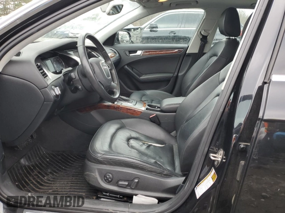 2010 Audi A4 2.0T Premium Plus with VIN WAUFFAFL4AN022245, listed as a Copart auction lot 85305504 with 0 mi miles and Salvage Title. Bid and sale history available at carsss.com. Image 7.