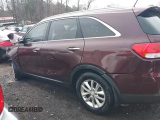 2016 Kia Sorento LX with VIN 5XYPG4A55GG142487, listed as a IAAI auction lot 41792925 with 118,355 mi miles. Bid and sale history available at carsss.com. Image 14.