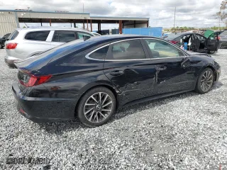 2022 Hyundai Sonata Limited with VIN KMHL34J23NA169938, listed as a Copart auction lot 46823935 with 52,620 mi miles and Non Repairable. Bid and sale history available at carsss.com. Image 3.