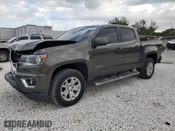 2018 Chevrolet Colorado 2WD LT with VIN 1GCGSCEA6J1107660, listed as a Copart auction lot 84337294 with 105,401 mi miles and Salvage Title. Bid and sale history available at DreamBid. Image 1.