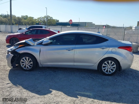 2013 Hyundai Elantra GLS PZEV with VIN KMHDH4AE1DU531942, listed as a IAAI auction lot 41802232 with 108,241 mi miles. Bid and sale history available at carsss.com. Image 14.