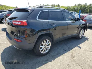 2016 Jeep Cherokee Limited with VIN 1C4PJMDB4GW348373, listed as a Copart auction lot 59460175 with 71,296 mi miles and Salvage title. Bid and sale history available at DreamBid. Image 3.