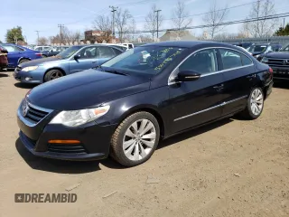 2012 Volkswagen CC Sport PZEV with VIN WVWMP7ANXCE549678, listed as a Copart auction lot 50047574 with 90,333 mi miles and Salvage Title. Bid and sale history available at carsss.com. Image 1.