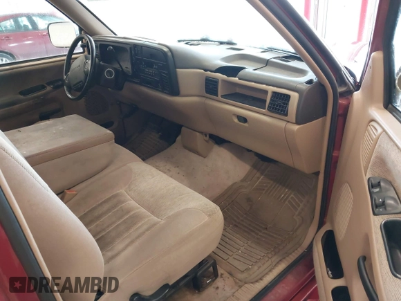 1997 Dodge 1500 with VIN 3B7HC13ZXVG772664, listed as a IAAI auction lot 41648778 with 144,047 mi miles and . Bid and sale history available at DreamBid. Image 5.