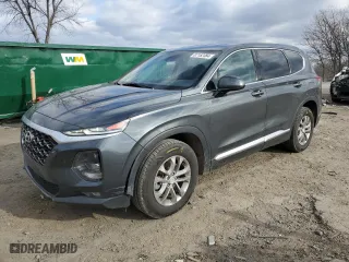 2019 Hyundai Santa Fe SEL with VIN 5NMS33AD8KH126385, listed as a Copart auction lot 87152384 with 62,035 mi miles and Salvage Title. Bid and sale history available at carsss.com. Image 1.