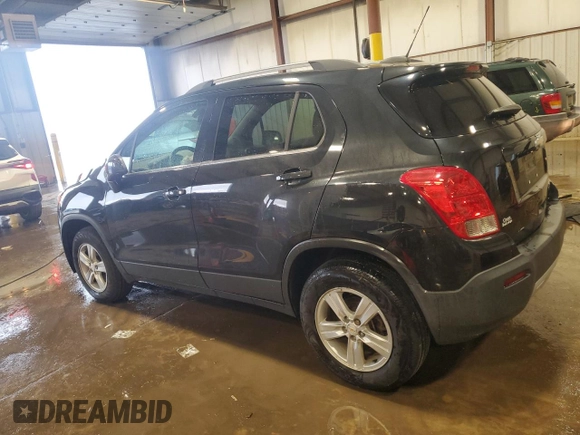 2016 Chevrolet Trax LT with VIN KL7CJPSB2GB653345, listed as a Copart auction lot 55918905 with 64,794 mi miles and Salvage Title. Bid and sale history available at DreamBid. Image 2.