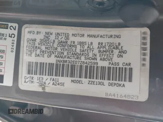 2007 Toyota Corolla CE with VIN 1NXBR32E07Z842599, listed as a IAAI auction lot 42492204 with 205,332 mi miles and . Bid and sale history available at DreamBid. Image 9.