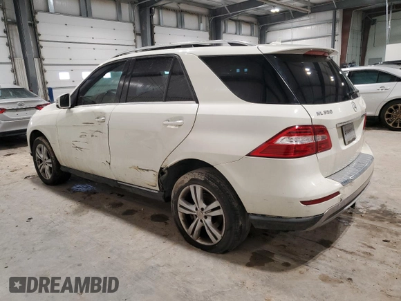 2013 Mercedes-Benz M 350 with VIN 4JGDA5JB1DA188888, listed as a Copart auction lot 48351025 with 210,478 mi miles and Salvage Title. Bid and sale history available at DreamBid. Image 2.