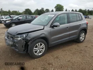 2013 Volkswagen Tiguan SE with VIN WVGBV3AXXDW594828, listed as a Copart auction lot 61055545 with 187,665 mi miles and Salvage title. Bid and sale history available at DreamBid. Image 1.