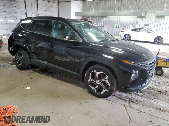 2022 Hyundai Tucson Limited with VIN 5NMJECAEXNH061056, listed as a Copart auction lot 51514045 with 63,774 mi miles and Salvage Title. Bid and sale history available at carsss.com. Image 4.