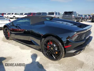 2018 Lamborghini Huracan z VIN ZHWUR2ZF5JLA10561, wystawiony jako Copart lot #75416254 z przebiegiem Nie podano mil oraz Nie do naprawy. Historia ofert i sprzedaży dostępna na DreamBid. Obrazek 2.