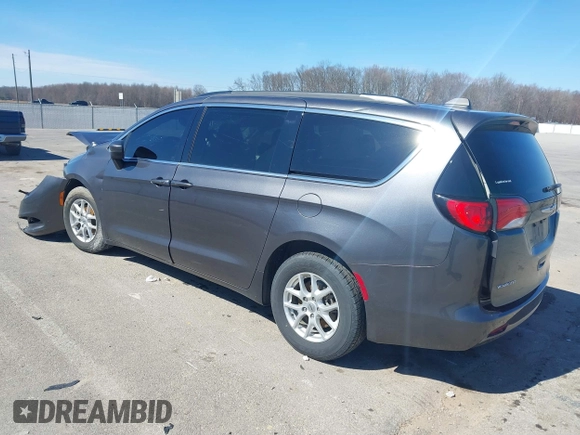 2021 Chrysler Voyager LXi with VIN 2C4RC1DGXMR519600, listed as a IAAI auction lot 41813991 with 87,187 mi miles and . Bid and sale history available at DreamBid. Image 3.