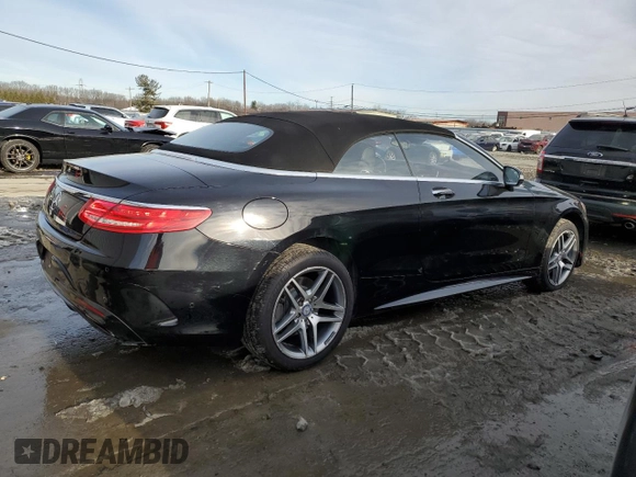 2017 Mercedes-Benz S 550 with VIN WDDXK8CB9HA025415, listed as a Copart auction lot 85521994 with 52,996 mi miles and Salvage Title. Bid and sale history available at DreamBid. Image 3.