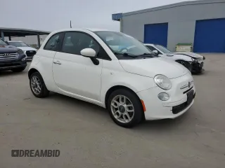 2013 FIAT 500 Pop with VIN 3C3CFFAR7DT736443, listed as a Copart auction lot 45006825 with 123,295 mi miles and Clean title. Bid and sale history available at DreamBid. Image 4.
