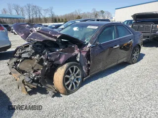 2008 Cadillac CTS RWD w/1SB with VIN 1G6DV57V480213968, listed as a Copart auction lot 48681545 with 0 mi miles and Salvage Title. Bid and sale history available at carsss.com. Image 1.