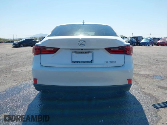 2014 Lexus IS 250 with VIN JTHBF1D20E5036112, listed as a IAAI auction lot 42619779 with 161,572 mi miles and . Bid and sale history available at DreamBid. Image 16.