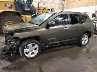 2016 Jeep Compass High Altitude Edition with VIN 1C4NJDEB5GD545098, listed as a Copart auction lot 50495345 with 64,566 mi miles and Salvage Title. Bid and sale history available at carsss.com. Image 1.