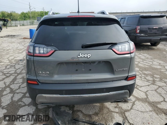 2021 Jeep Cherokee Limited z VIN 1C4PJMDX4MD167809, wystawiony jako Copart lot #58706045 z przebiegiem 53 360 mil mil oraz Szkoda całkowita • Salvage title. Historia ofert i sprzedaży dostępna na DreamBid. Obrazek 6.
