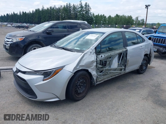 2024 Toyota Corolla LE z VIN 5YFB4MDE2RP107029, wystawiony jako IAAI lot #42585463 z przebiegiem Nie podano mil oraz . Historia ofert i sprzedaży dostępna na DreamBid. Obrazek 2.