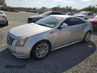2013 Cadillac CTS Coupe Premium with VIN 1G6DP1E3XD0172583, listed as a Copart auction lot 44164245 with 128,126 mi miles and Salvage Title. Bid and sale history available at carsss.com. Image 1.