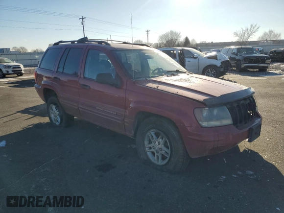 2004 Jeep Grand Cherokee with VIN 1J8GW48NX4C278910, listed as a Copart auction lot 48586485 with 159,923 mi miles and Non repairable. Bid and sale history available at DreamBid. Image 4.