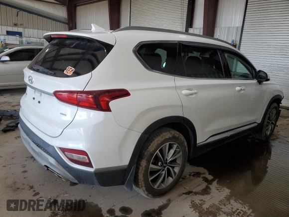 2019 Hyundai Santa Fe SEL with VIN 5NMS3CAD2KH115933, listed as a Copart auction lot 48519895 with 89,229 mi miles and Salvage Title. Bid and sale history available at carsss.com. Image 3.