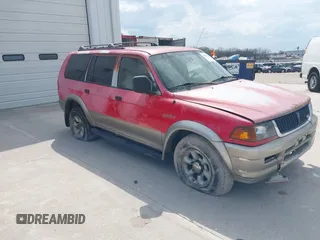 1998 Mitsubishi Montero Sport LS with VIN JA4MT31P5WP010037, listed as a IAAI auction lot 41808843 with 343,581 mi miles. Bid and sale history available at carsss.com. Image 1.