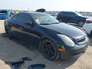 2003 Infiniti G35 w/Leather with VIN JNKCV54E63M208039, listed as a IAAI auction lot 41895872 with 183,672 mi miles. Bid and sale history available at carsss.com. Image 1.