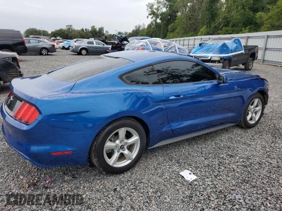 2017 Ford Mustang V6 with VIN 1FA6P8AM8H5238687, listed as a Copart auction lot 62846305 with 110,300 mi miles and Salvage title. Bid and sale history available at DreamBid. Image 3.