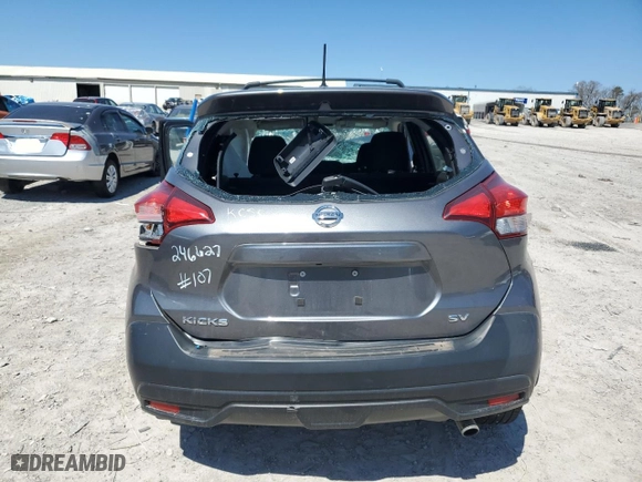 2019 Nissan Kicks SV with VIN 3N1CP5CU0KL510457, listed as a Copart auction lot 50760255 with 0 mi miles and Salvage Title. Bid and sale history available at carsss.com. Image 6.
