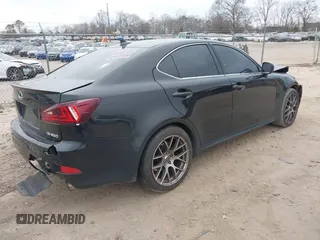2007 Lexus IS 350 with VIN JTHBE262672007093, listed as a IAAI auction lot 41683132 with 171,613 mi miles and . Bid and sale history available at DreamBid. Image 4.