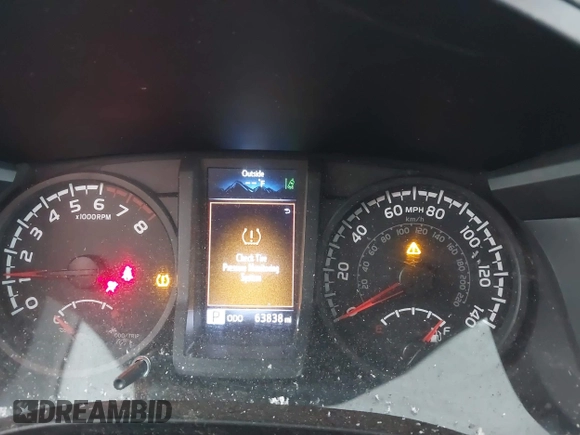 2018 Toyota Tacoma SR with VIN 3TMCZ5AN6JM182800, listed as a IAAI auction lot 41524950 with 63,838 mi miles and . Bid and sale history available at DreamBid. Image 7.