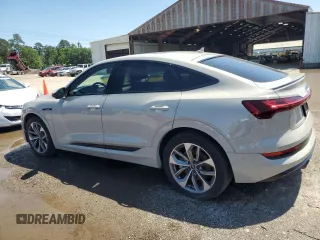 2021 Audi e-tron Sportback Premium Plus with VIN WA12AAGE3MB013620, listed as a Copart auction lot 53856925 with 37,232 mi miles and Salvage title. Bid and sale history available at DreamBid. Image 2.