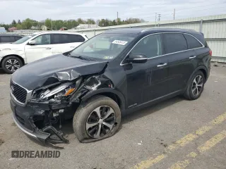 2016 Kia Sorento EX with VIN 5XYPHDA58GG006609, listed as a Copart auction lot 54546415 with 195,504 mi miles and Salvage title. Bid and sale history available at DreamBid. Image 1.