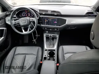 2019 Audi Q3 Premium Plus with VIN WA1BECF39K1079706, listed as a Copart auction lot 43796845 with 33,521 mi miles and Salvage Title. Bid and sale history available at carsss.com. Image 8.
