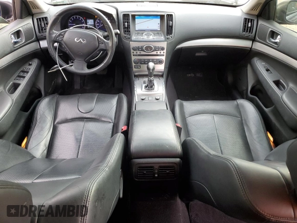 2015 Infiniti Q40 with VIN JN1CV6AR4FM521595, listed as a Copart auction lot 75640594 with 162,311 mi miles and Salvage Title. Bid and sale history available at DreamBid. Image 8.
