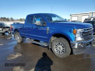 2022 Ford F-250 XL with VIN 1FT7X2B69NEE30014, listed as a Copart auction lot 45876555 with 16,815 mi miles and Salvage Title. Bid and sale history available at DreamBid. Image 4.
