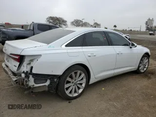 2019 Audi A6 Premium Plus with VIN WAUE8AF29KN127880, listed as a Copart auction lot 53241874 with 54,968 mi miles. Bid and sale history available at carsss.com. Image 3.