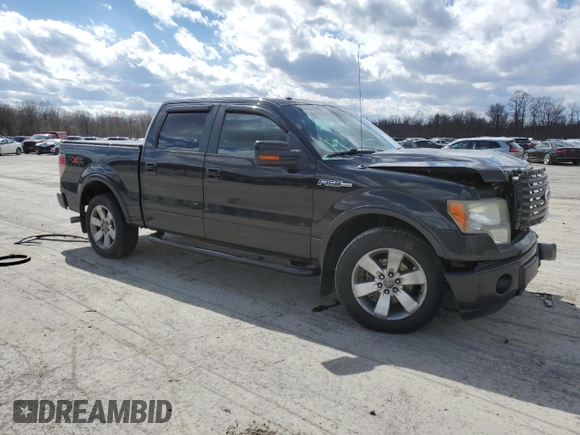2010 Ford F-150 XL with VIN 1FTFW1CV0AKE33166, listed as a Copart auction lot 50137315 with 234,532 mi miles and Salvage Title. Bid and sale history available at carsss.com. Image 4.