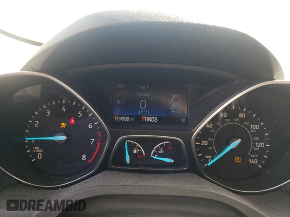 2018 Ford Escape S with VIN 1FMCU0F77JUC80270, listed as a Copart auction lot 45861264 with 124,998 mi miles and Salvage Title. Bid and sale history available at carsss.com. Image 9.