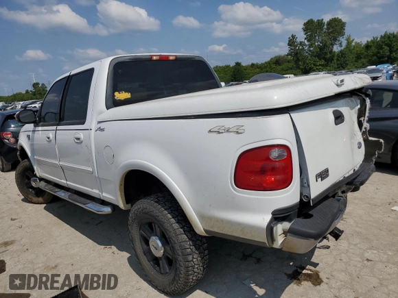 2002 Ford F-150 XLT with VIN 1FTRW08642KD07239, listed as a Copart auction lot 67680504 with 0 mi miles and Salvage Title. Bid and sale history available at carsss.com. Image 2.