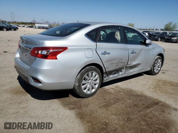 2017 Nissan Sentra SV z VIN 3N1AB7AP7HY394393, wystawiony jako Copart lot #56209135 z przebiegiem 84 022 mil mil oraz Szkoda całkowita • Salvage title. Historia ofert i sprzedaży dostępna na DreamBid. Obrazek 3.
