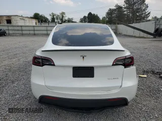 2022 Tesla Model Y Performance with VIN 7SAYGDEF1NF445085, listed as a Copart auction lot 58809495 with 14,832 mi miles and Salvage title. Bid and sale history available at DreamBid. Image 6.
