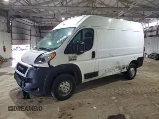 2021 Ram ProMaster Cargo with VIN 3C6LRVBG9ME575955, listed as a Copart auction lot 88149485 with 61,881 mi miles and Salvage Title. Bid and sale history available at carsss.com. Image 1.